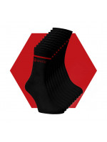 Basic Black and Red Socks Wantee 10-pack