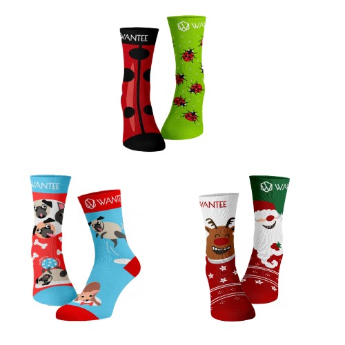 Kids Socks Wantee 3-pack Kids Socks Wantee 3-pack