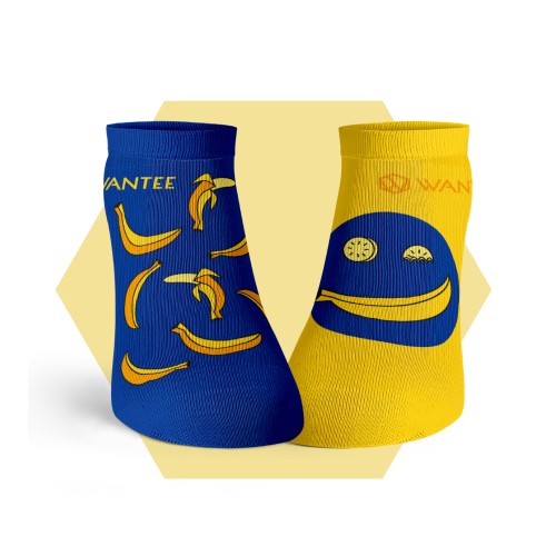 Funny Bananas Ankle Socks Wantee Funny Bananas Ankle Socks Wantee