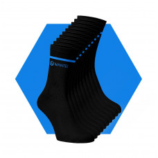 Basic Black and Blue Socks Wantee 10-pack