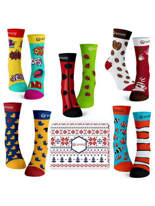 Best of Wantee Socks 5-pack gift box