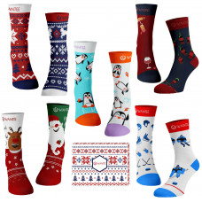 Christmas Gift Socks for Men Wantee 5-pack
