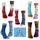 Christmas Gift Socks for Women Wantee 5-pack