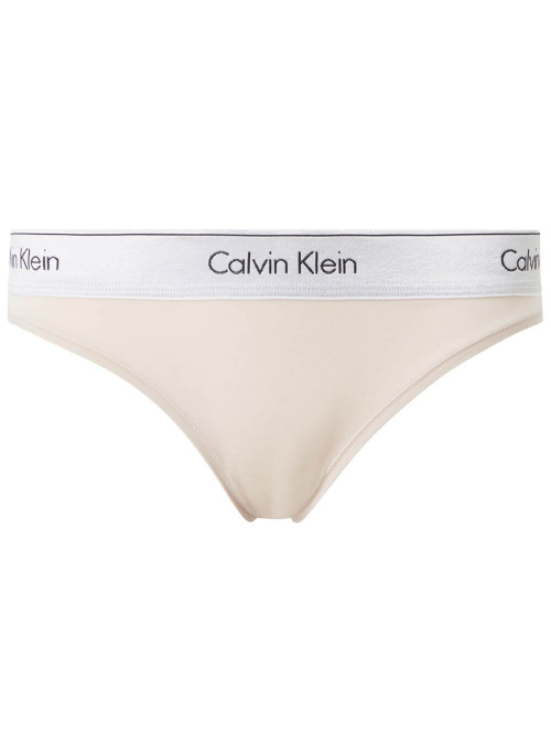 Calvin Klein Women's Panties MC Metallic-Bikini Beige
