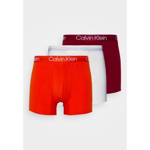 Men's Boxers Calvin Klein Modern Structure CTN-Boxer Brief Orange, White, Burgundy 3-Pack Men's Boxers Calvin Klein Modern Structure CTN-Boxer Brief Orange, White, Burgundy 3-Pack