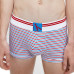 Calvin Klein Men's Boxers CK ONE Blue Logo White with Stripes