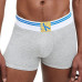 Calvin Klein Men's Boxers CK ONE Yellow Logo Gray