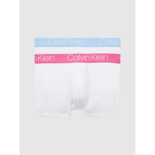 Men's Calvin Klein Boxers Cotton Stretch Trunk 2-Pack White Men's Calvin Klein Boxers Cotton Stretch Trunk 2-Pack White