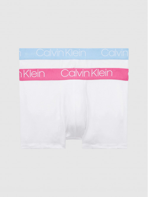 Men's Calvin Klein Boxers Cotton Stretch Trunk 2-Pack White