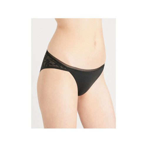 Calvin Klein Perfectly Fit Botanical Bikini Women's Panties Black Calvin Klein Perfectly Fit Botanical Bikini Women's Panties Black