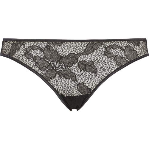 Calvin Klein Women's Lily Lace Bikini Panties - Black Lace Calvin Klein Women's Lily Lace Bikini Panties - Black Lace