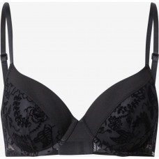 Women's Bra Calvin Klein BLACK WILDFLOWER-LL DEMI SPACER Black