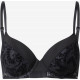 Women's Bra Calvin Klein BLACK WILDFLOWER-LL DEMI ...