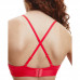 Women's Bra Calvin Klein Monolight CTN Holiday-LGHT Lined Triangle Red