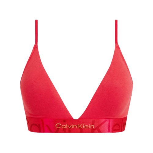 Women's Bra Calvin Klein Monolight CTN Holiday-LGHT Lined Triangle Red Women's Bra Calvin Klein Monolight CTN Holiday-LGHT Lined Triangle Red