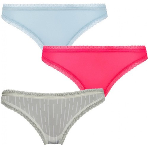 Calvin Klein Women's Bottoms Up Refresh Bikini Panties Light Blue, Light Green, Pink 3-Pack Calvin Klein Women's Bottoms Up Refresh Bikini Panties Light Blue, Light Green, Pink 3-Pack