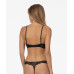 Women's Thongs Calvin Klein Black Linear Lace-Thong Black