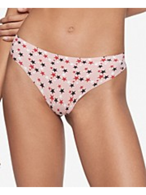 Women's Thong Calvin Klein Bottoms Up Refresh Thong Pink with Stars