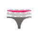 Calvin Klein Women's Carousel Thong Dark Pink, Gre...