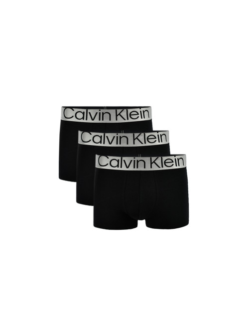  Calvin Klein Men's Boxers CKR Steel Cotton-Trunk Black 3-Pack