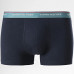 Men's Boxers Tommy Hilfiger Premium Essentials WB Trunk Dark Blue with Black, Mint, and Red Waistband 3-Pack