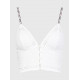 Women's Bra Tommy Hilfiger Eyelet-Triangle Bra Ivo...