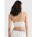 Women's Bra Tommy Hilfiger Eyelet-Triangle Bra Ivory