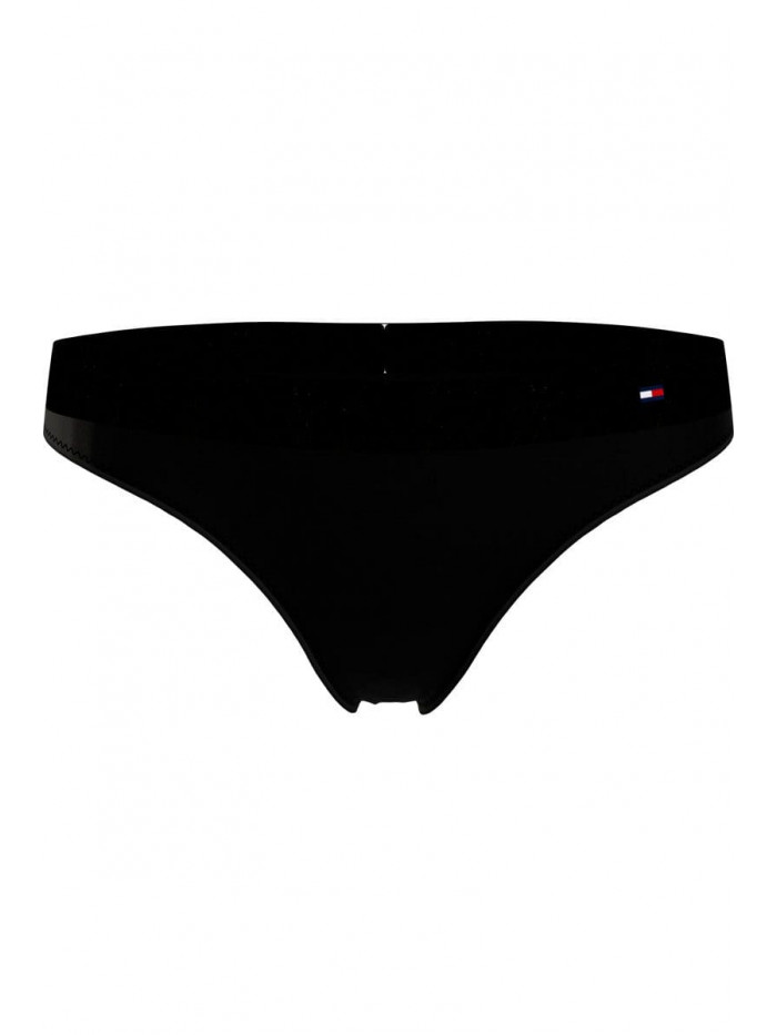 Women's Tommy Hilfiger Tonal Logo Black Thong