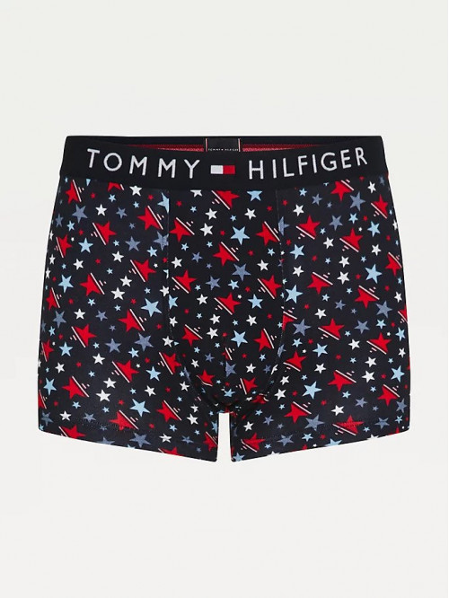 Men's Boxers Tommy Original CTN Trunk Print Black / Patterned