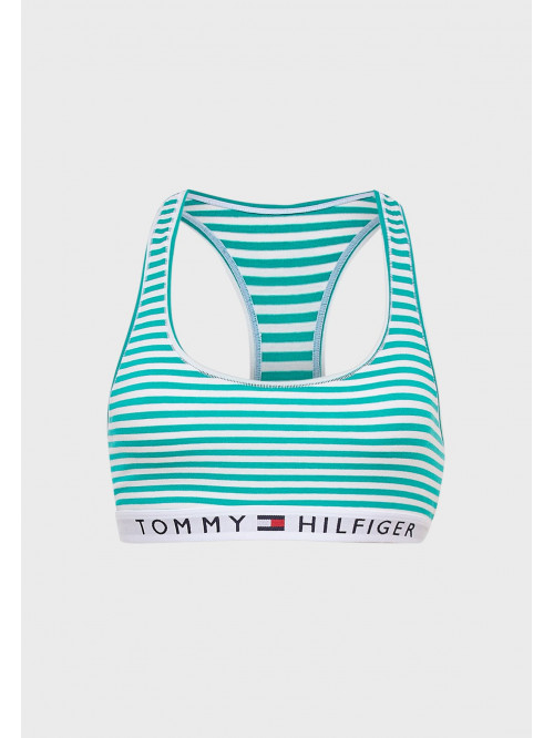 Women's Bra Tommy Hilfiger Logo Band Racerback Striped