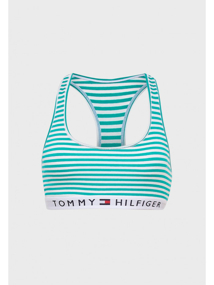 Women's Bra Tommy Hilfiger Logo Band Racerback Striped