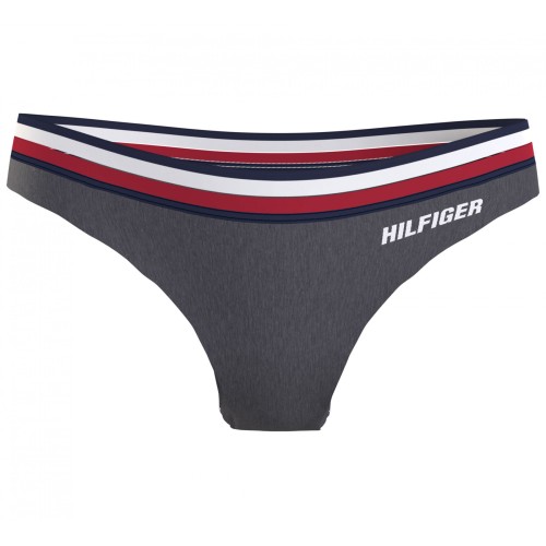 Women's Tommy Hilfiger Modern Signature Tape Bikini Grey Women's Tommy Hilfiger Modern Signature Tape Bikini Grey