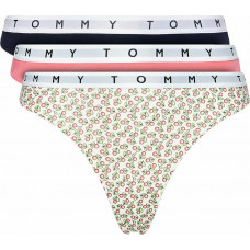 Tommy Hilfiger Women's Print Thong 3-Pack Multicol...