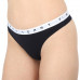 Tommy Hilfiger Women's Print Thong 3-Pack Multicolor - Pink, White, Black