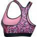Women's Under Armour MID Printed Sports Bra Pink