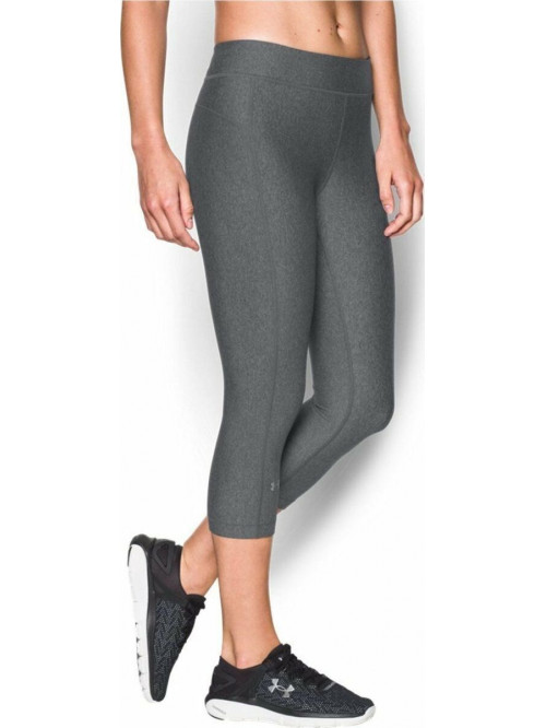 Women's Under Armour HG Capri Compression 3/4 Leggings Gray