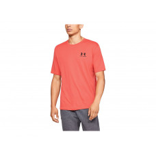 Under Armour Sportstyle Left Chest Shirt Orange