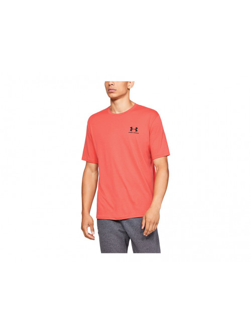 Under Armour Sportstyle Left Chest Shirt Orange