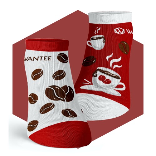 Coffee Ankle Socks Wantee Coffee Ankle Socks Wantee