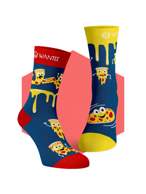 Crazy Pizza Socks Wantee