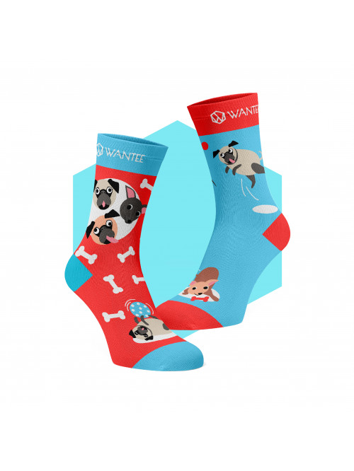 Playful Dogs Socks Wantee