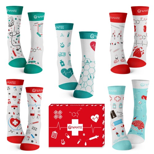 Medical Socks Wantee 5-pack gift box Medical Socks Wantee 5-pack gift box