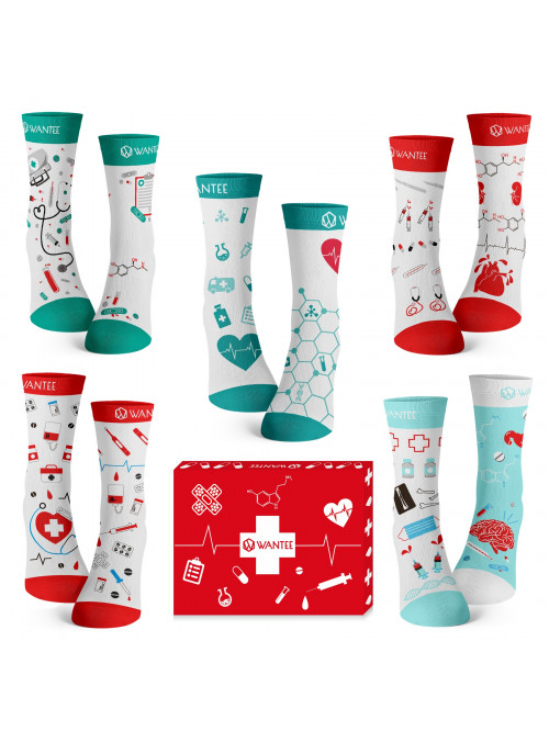 Medical Socks Wantee 5-pack gift box