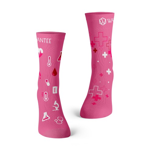 Medical Pink Socks Wantee Medical Pink Socks Wantee