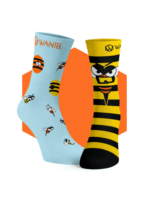 Angry Bees Socks Wantee