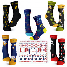 Men's Club Socks Wantee 5-pack Gift Box