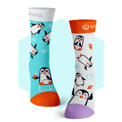 Happy Penguins Socks Wantee Happy Penguins Socks Wantee