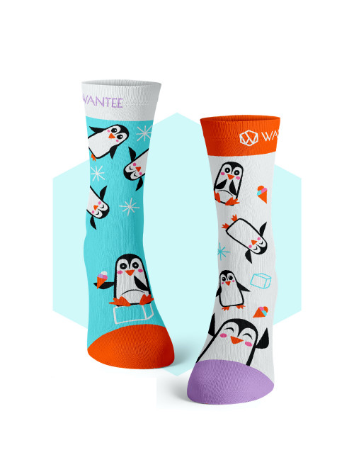 Happy Penguins Socks Wantee