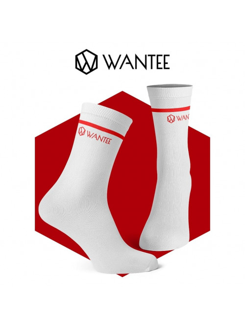 Basic Black and Red Socks Wantee