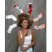 Basic Black and Red Socks Wantee